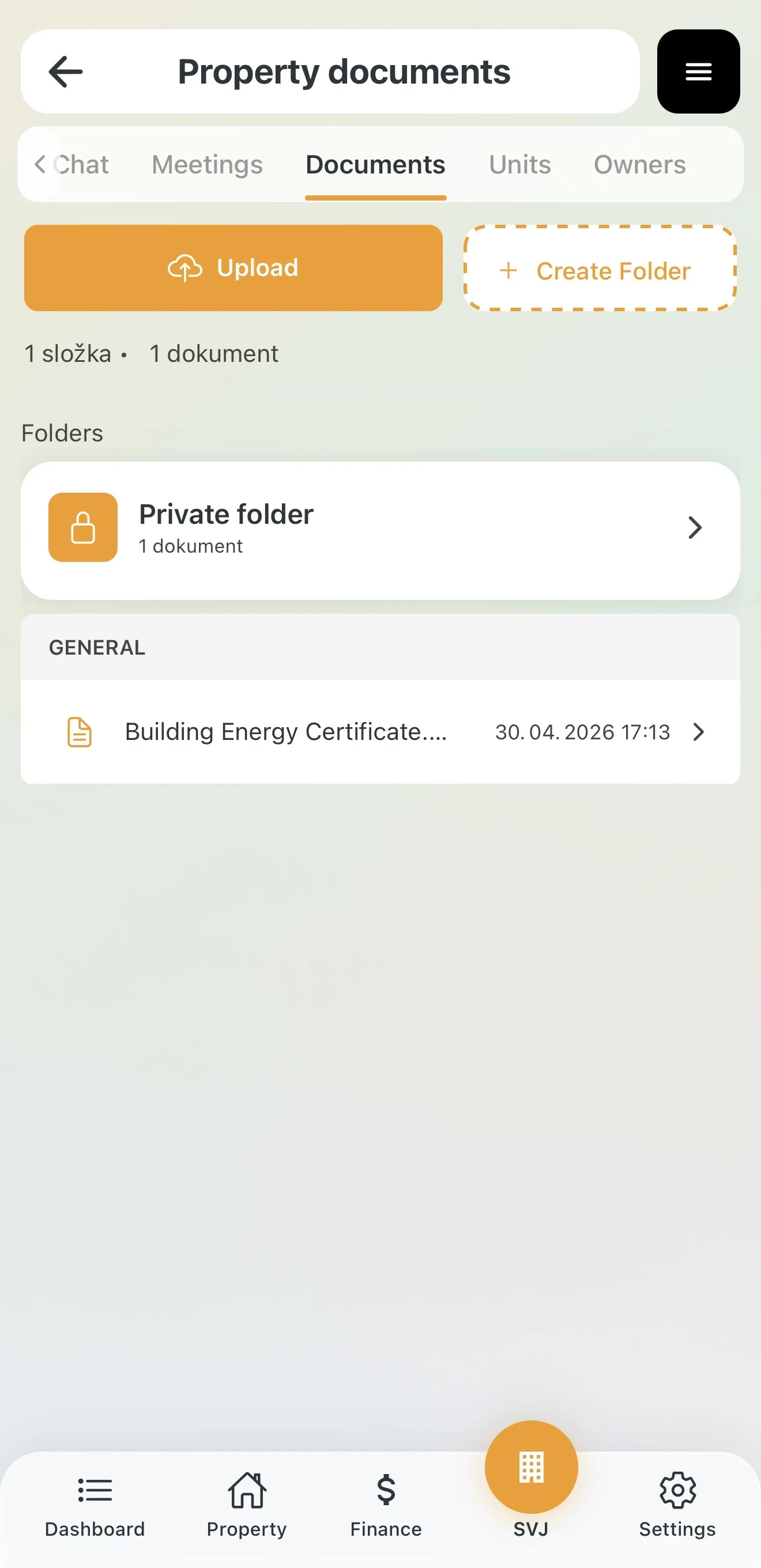 Private folder marked with a lock