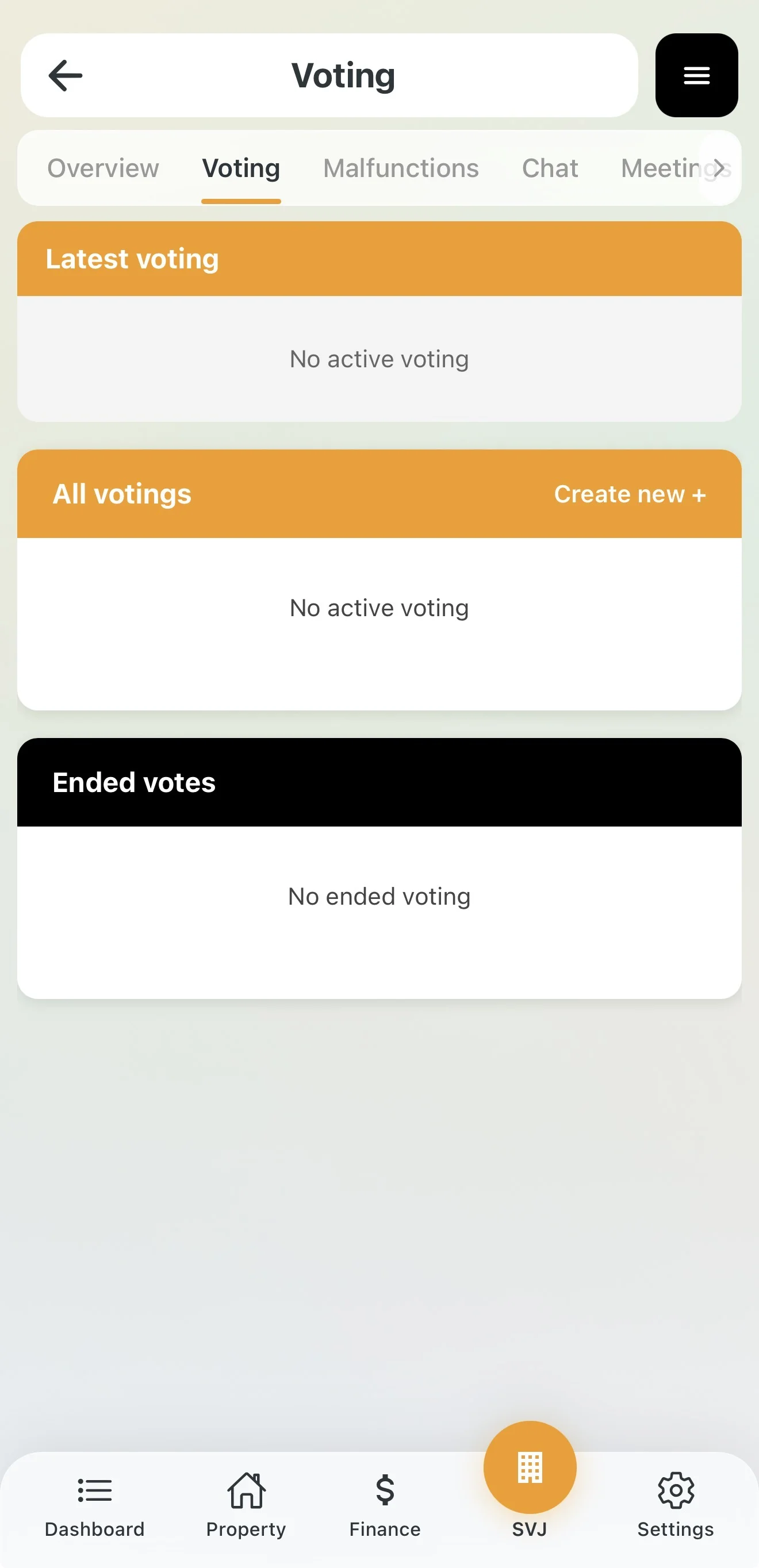 Interim results overview during active voting