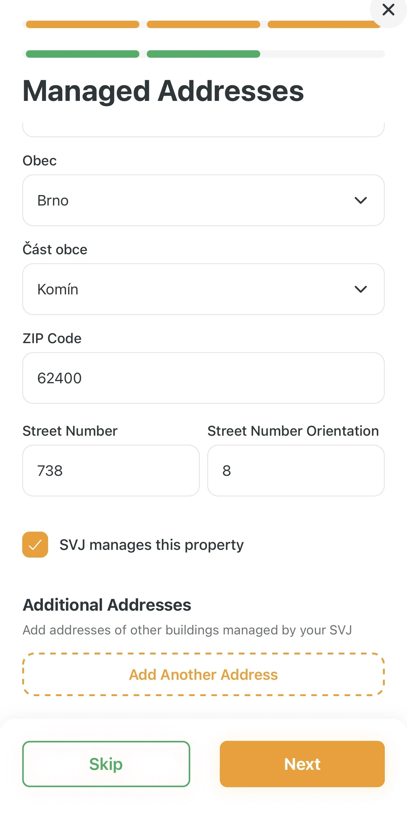 Managing HOA addresses