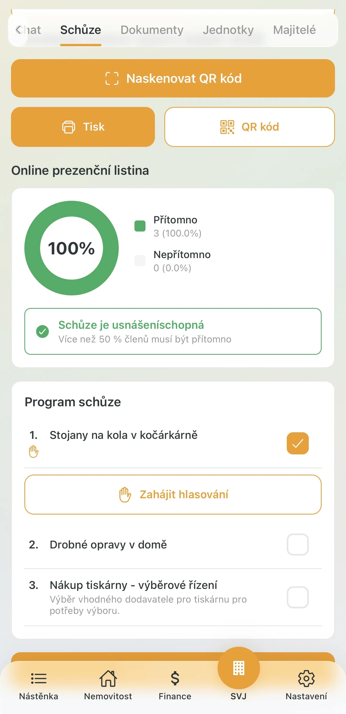 Přejít na hlasování o bodu programu