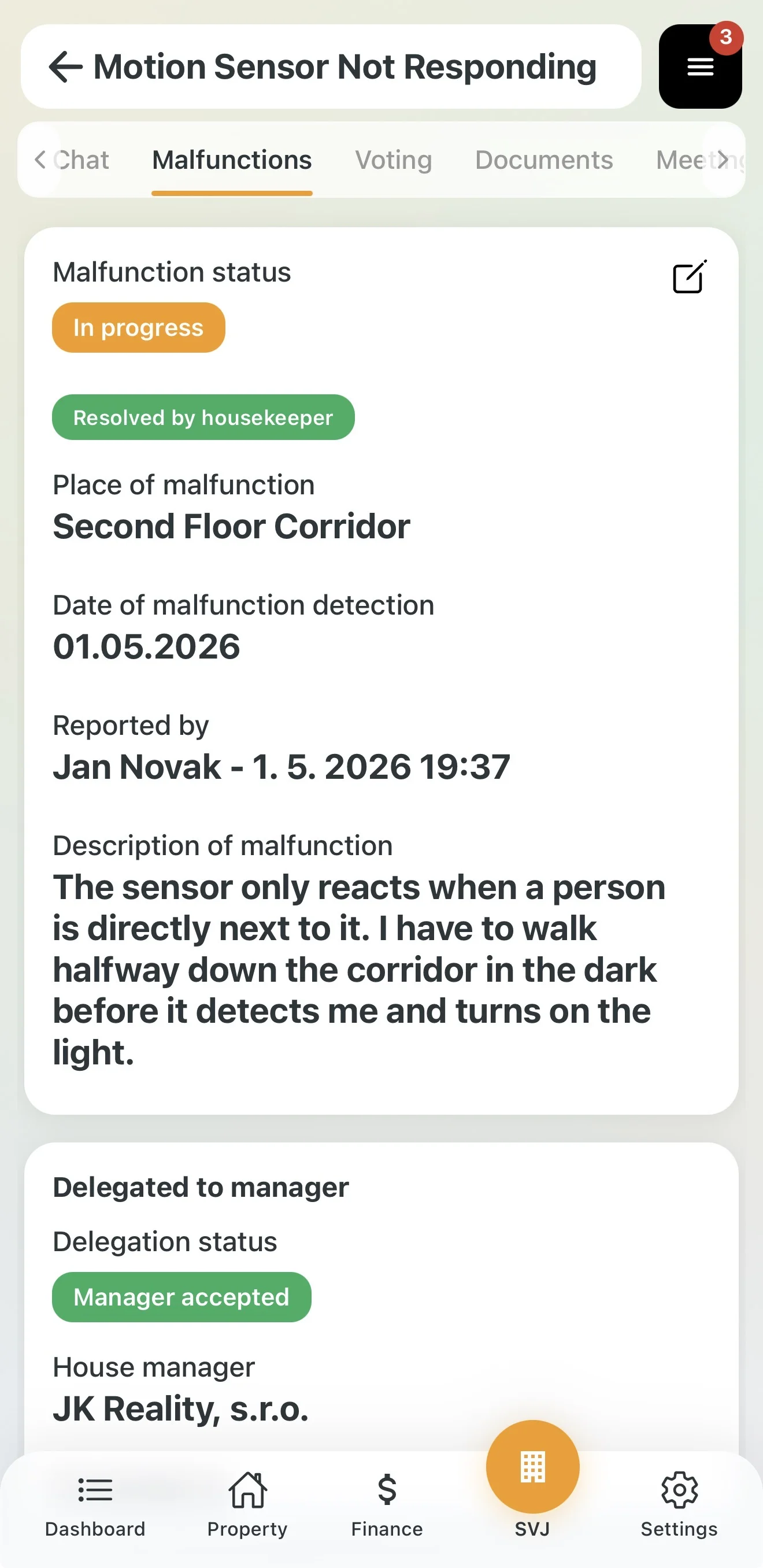 Resolved by housekeeper label below the issue status